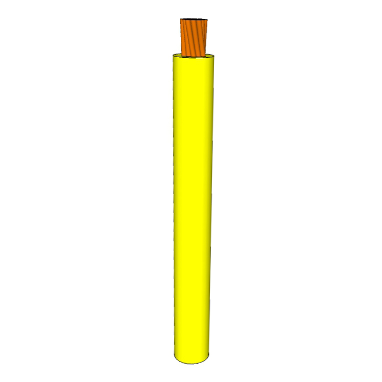 Cross-Linked Polyethylene Single Conductor Wire - 500 ft - 14 ga - Yellow